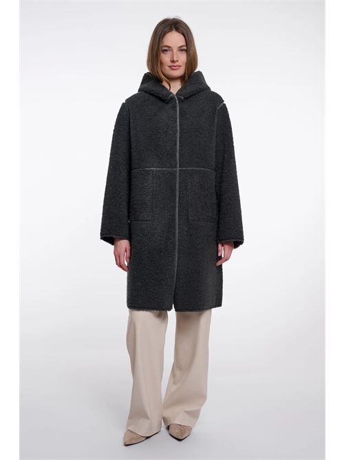 cappotto ami RINO & PELLE | AMI.7002611URBAN TEAL